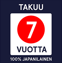 Tohatsu perämoottoreilla takuu 7 vuotta, 100% Japanilainen